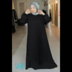 Pleated Triangle Abaya