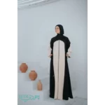 Suede Curve Abaya