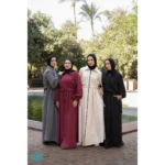 Suede Vest Abaya - Image 2