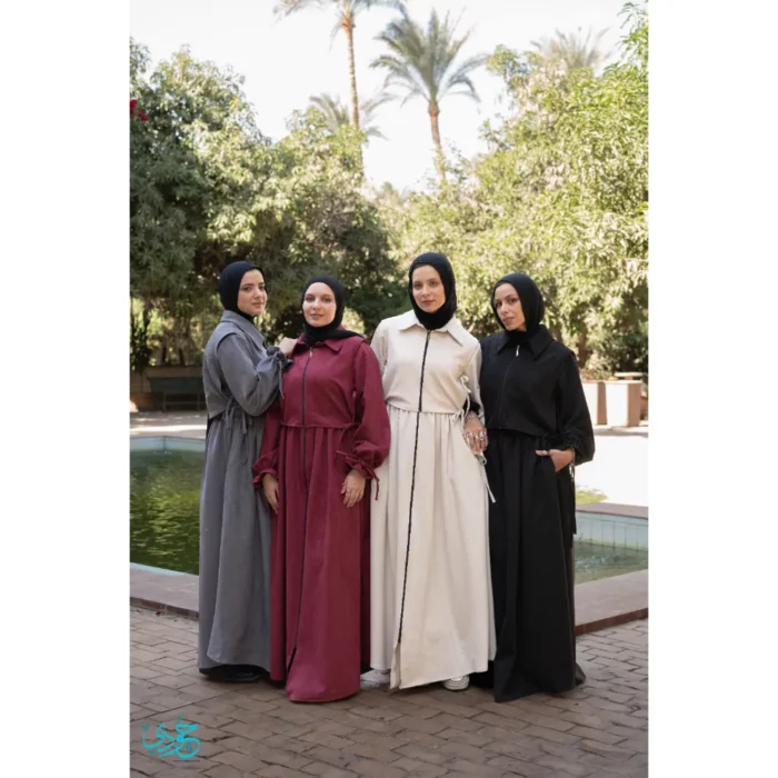 Suede Vest Abaya - Image 2