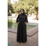 Suede Vest Abaya