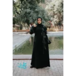 Volar leather abaya