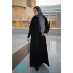 Zipper with Pockets Abaya