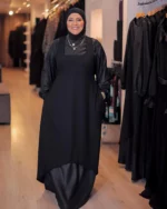 Drill crepe abaya - Image 2